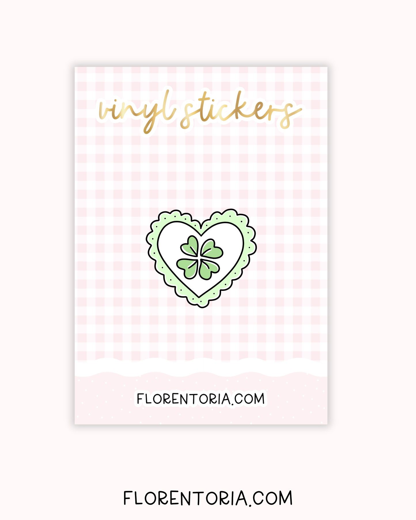 Lucky Vinyl Sticker