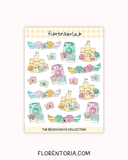 Beach Days Sticker Sheet