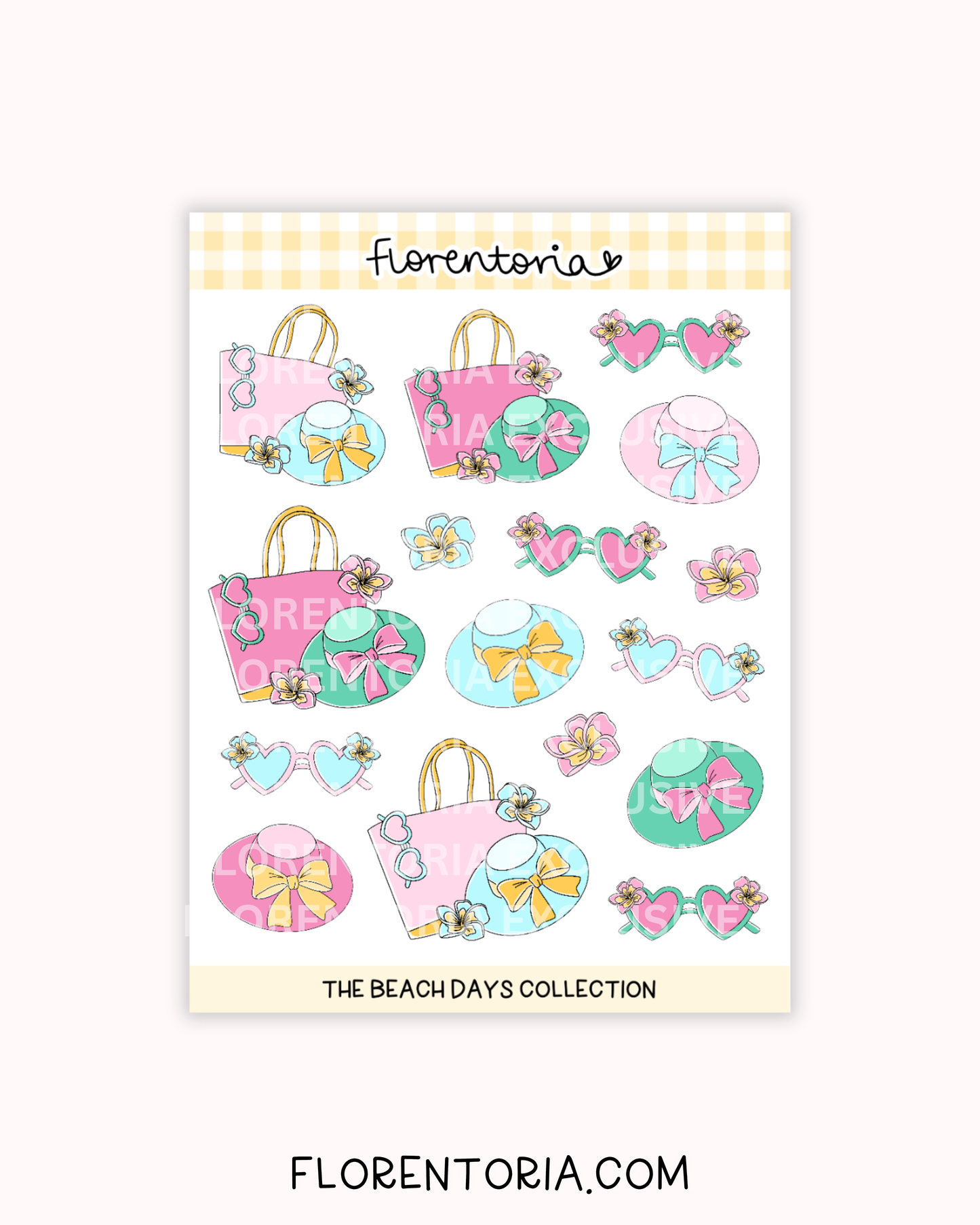 Beach Days Sticker Sheet