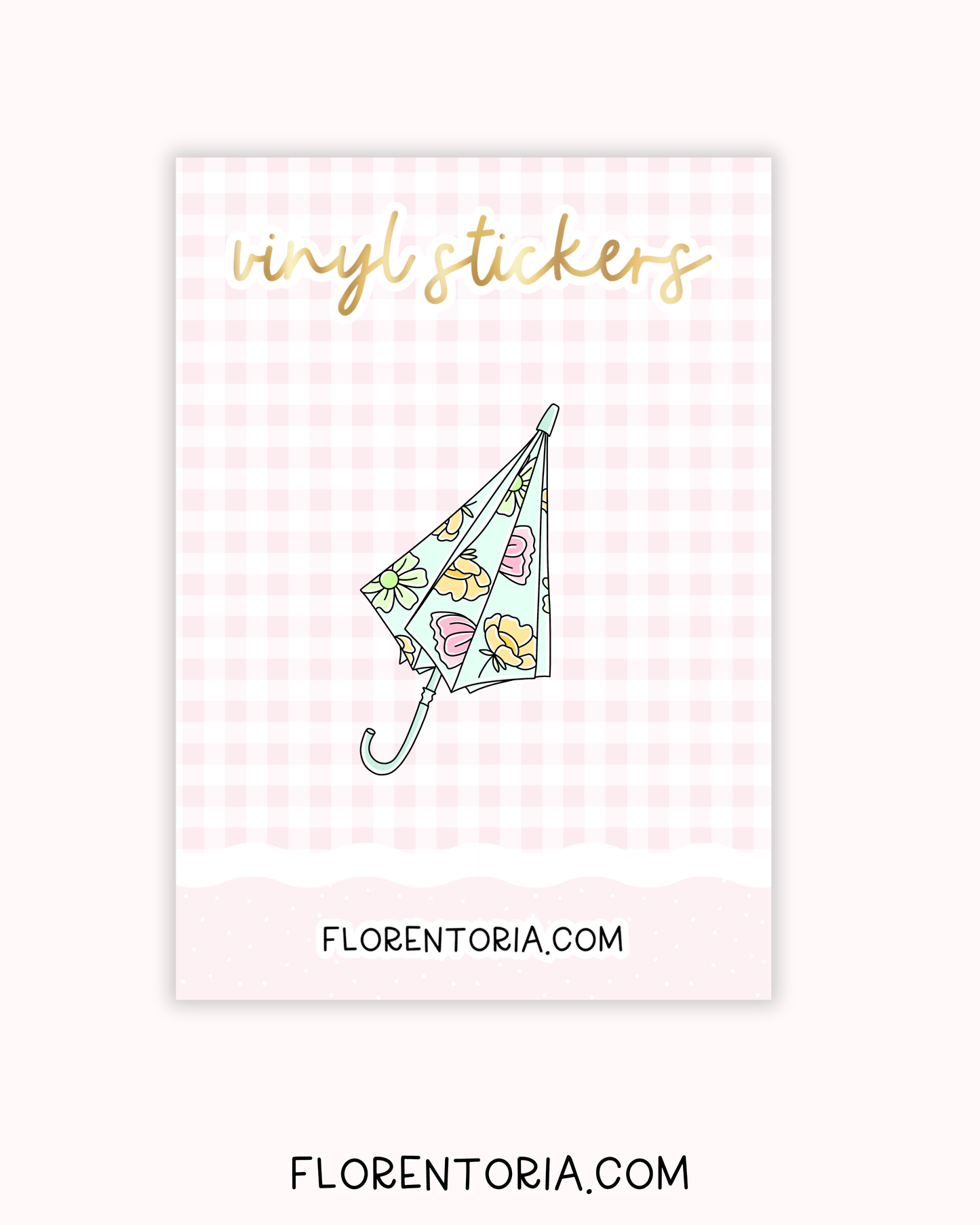 April Showers Vinyl Sticker