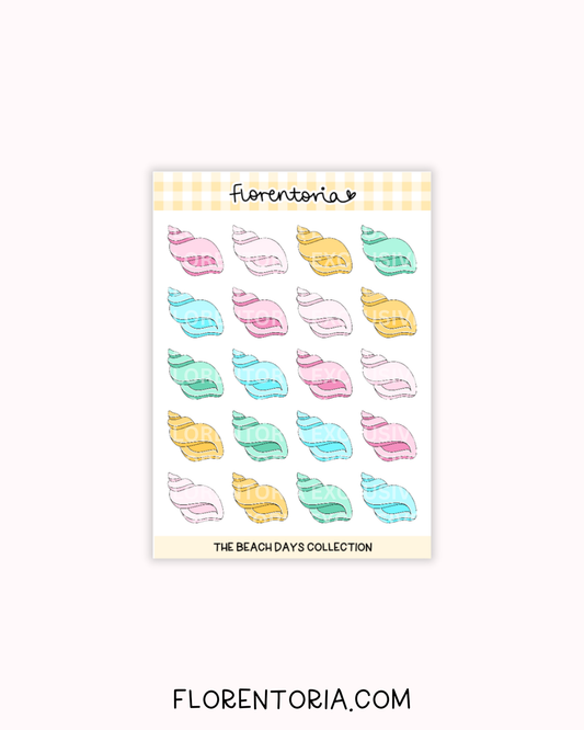 Beach Days Sticker Sheet