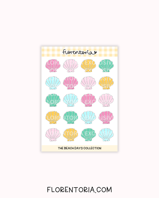 Beach Days Sticker Sheet