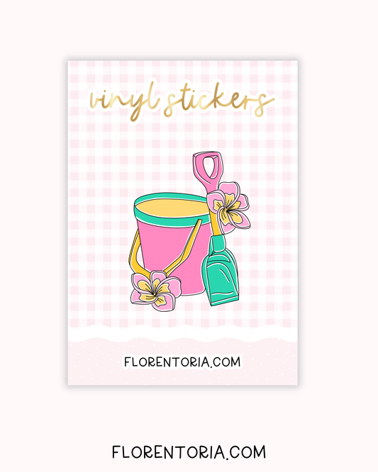 Beach Days Vinyl Sticker