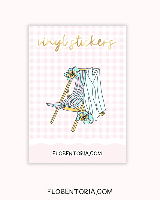 Beach Days Vinyl Sticker