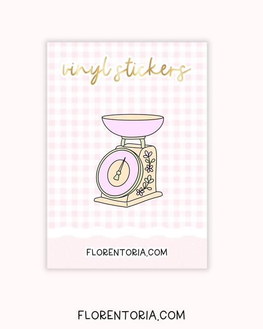 Buttercup Baking Vinyl Sticker