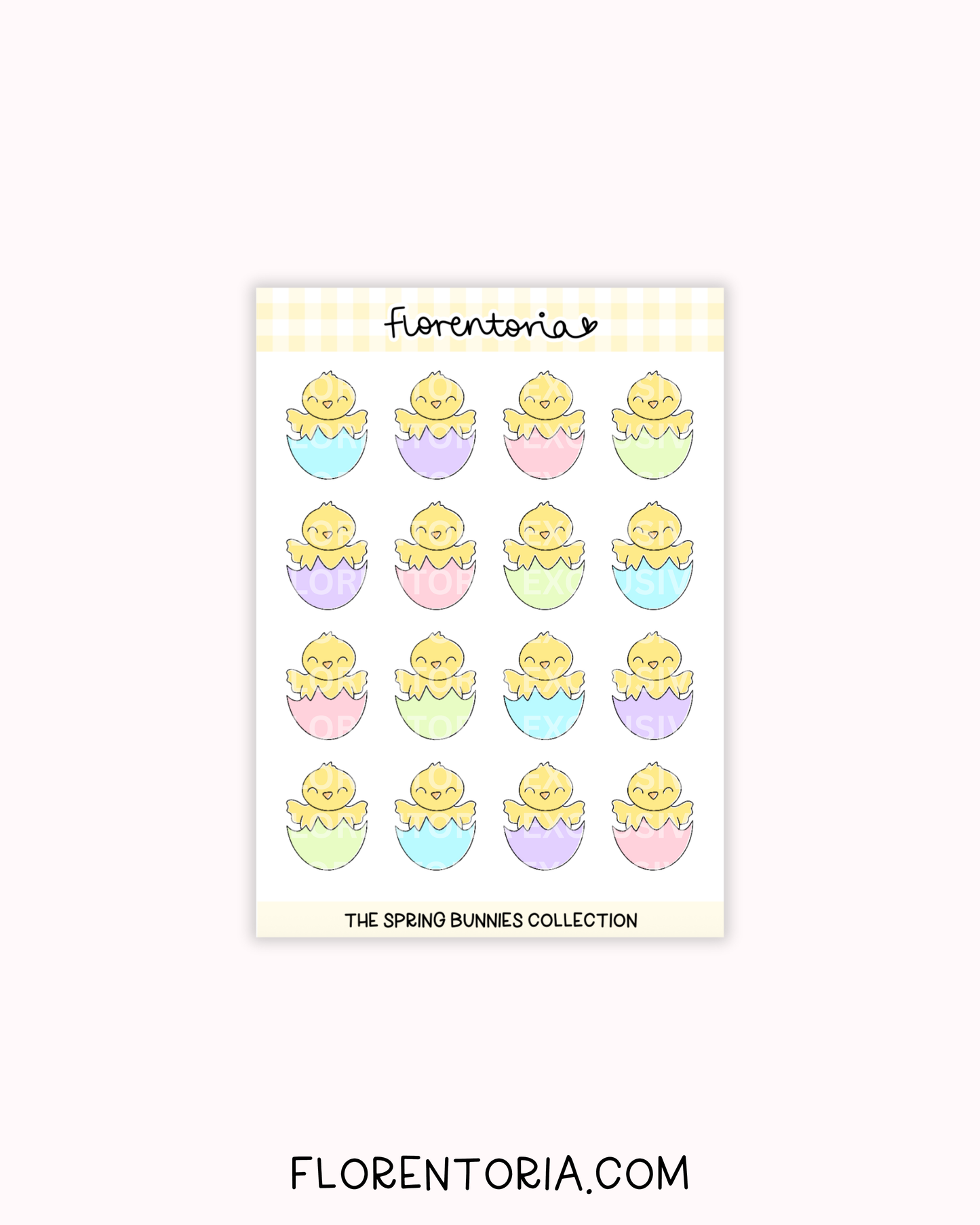 Spring Bunnies Sticker Sheet