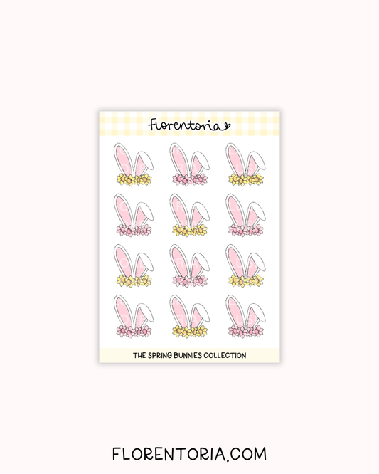 Spring Bunnies Sticker Sheet