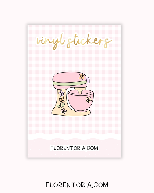 Buttercup Baking Vinyl Sticker