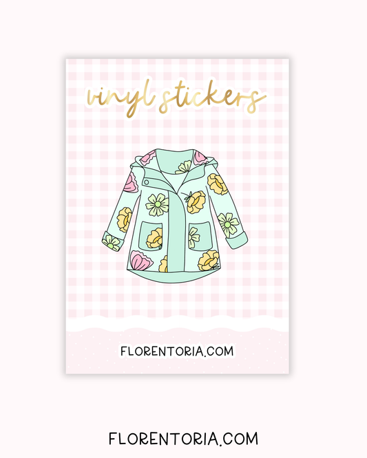 April Showers Vinyl Sticker