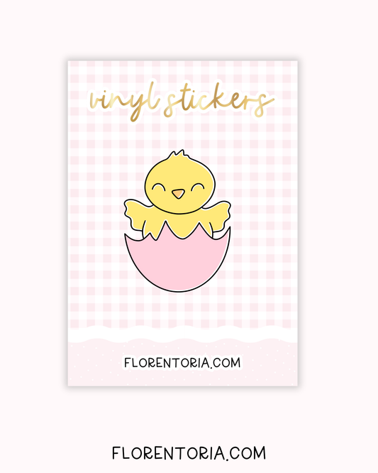 Spring Bunnies Vinyl Sticker
