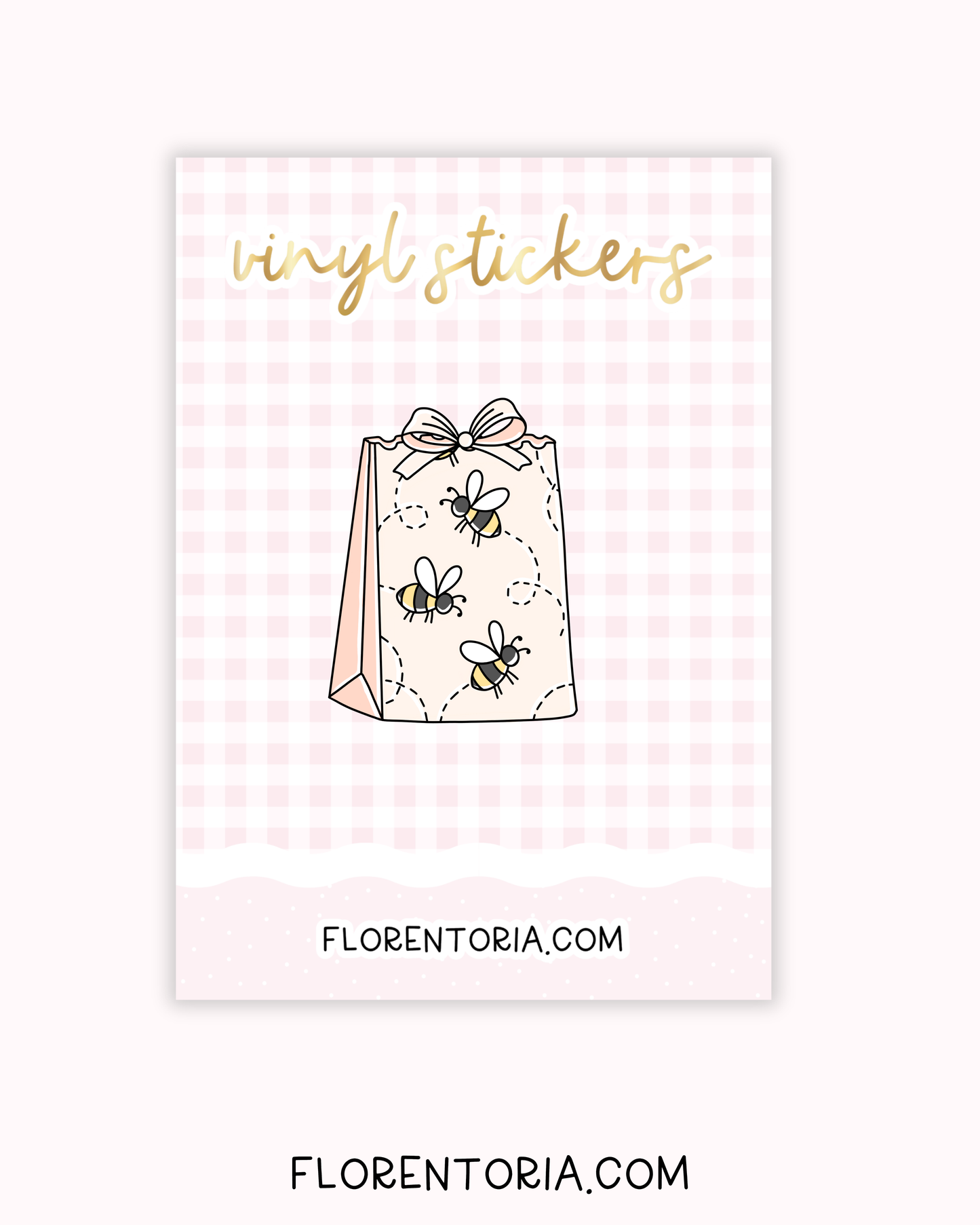 Happy Bee Day Vinyl Sticker