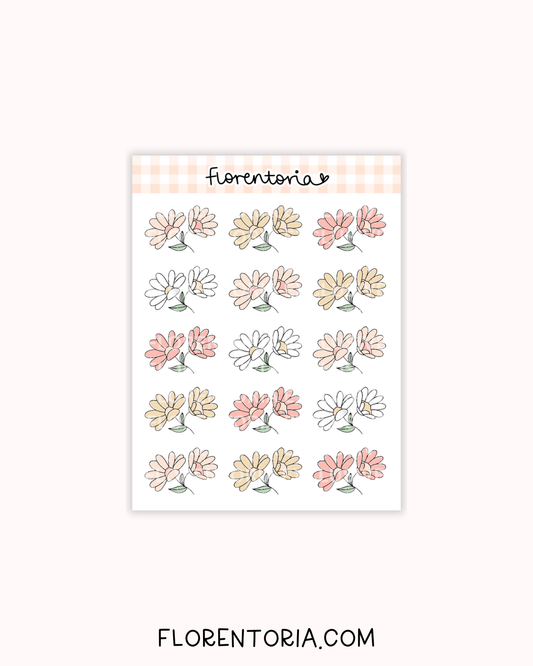 Daisies Sticker Sheet