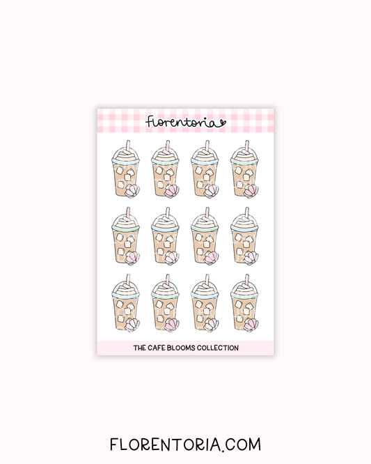 Cafe Blooms Sticker Sheet
