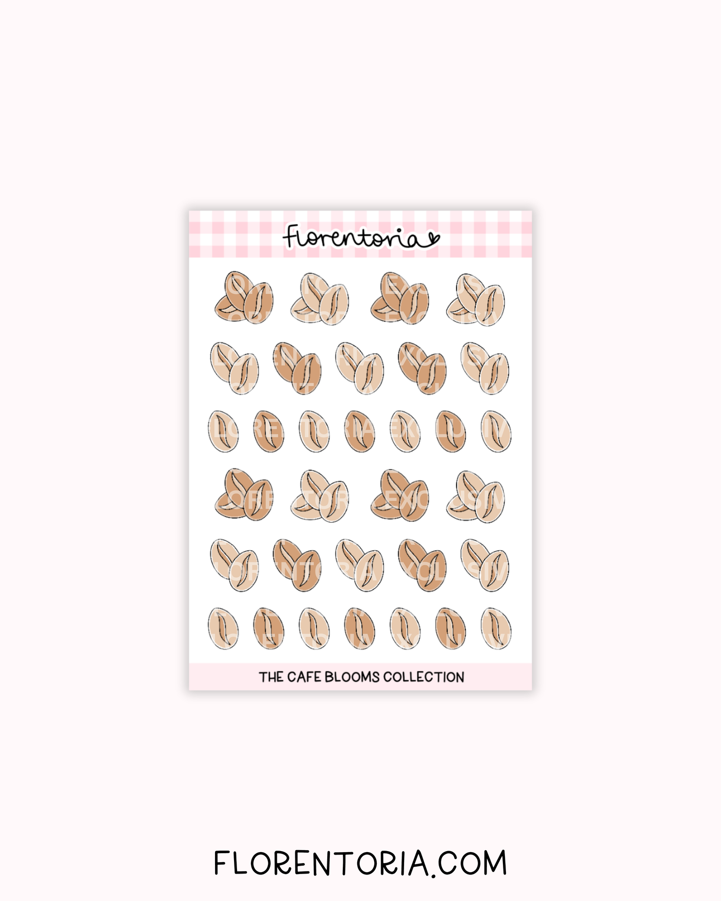 Cafe Blooms Sticker Sheet
