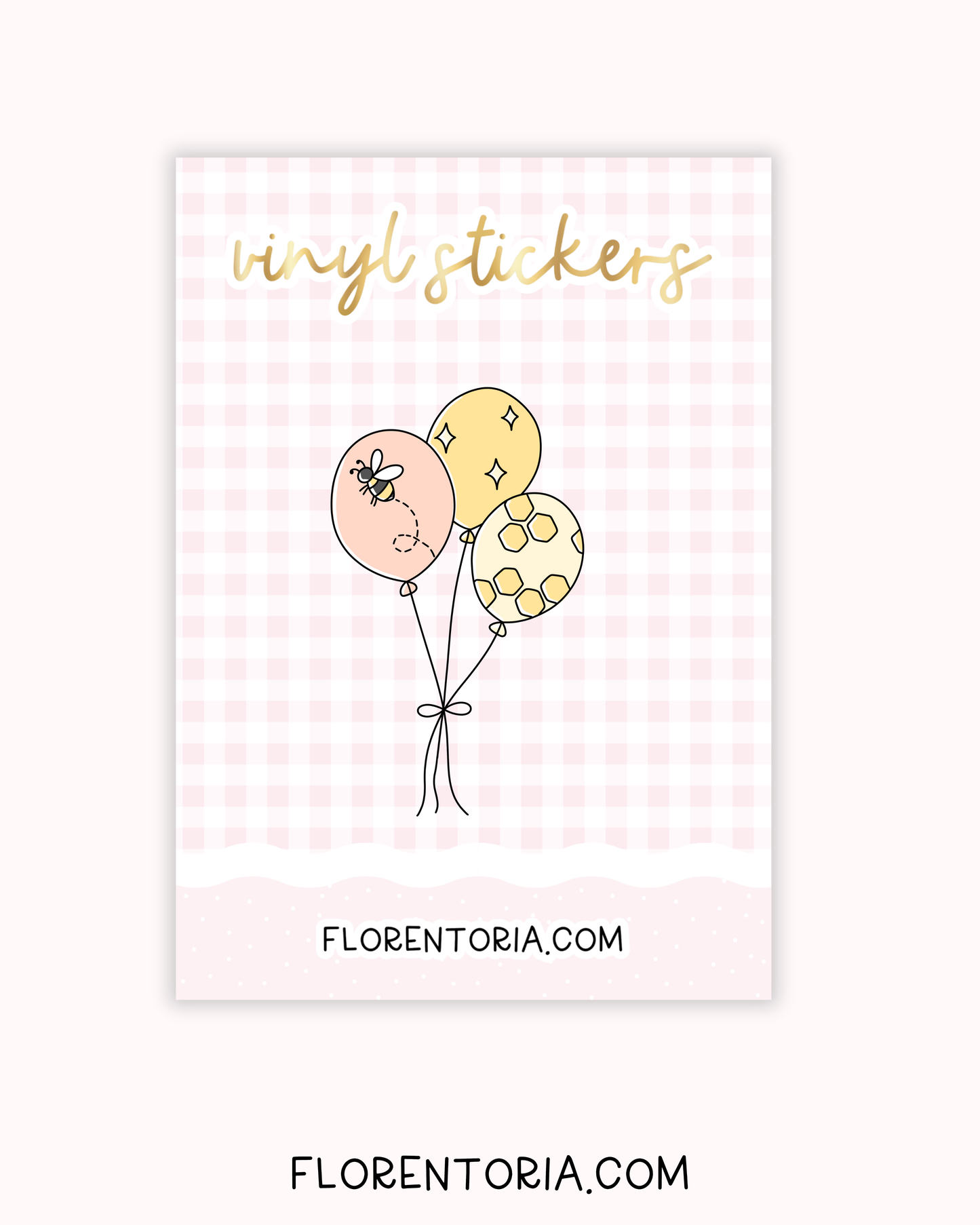 Happy Bee Day Vinyl Sticker