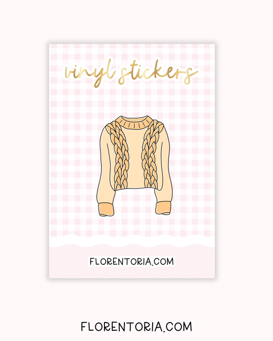 Sweater Weather Vinyl Sticker