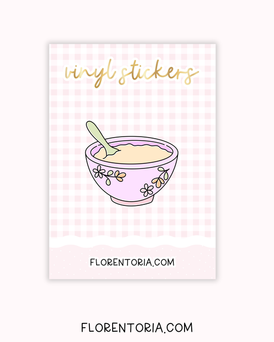 Buttercup Baking Vinyl Sticker