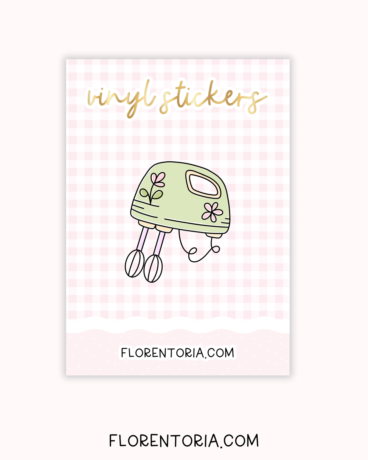 Buttercup Baking Vinyl Sticker
