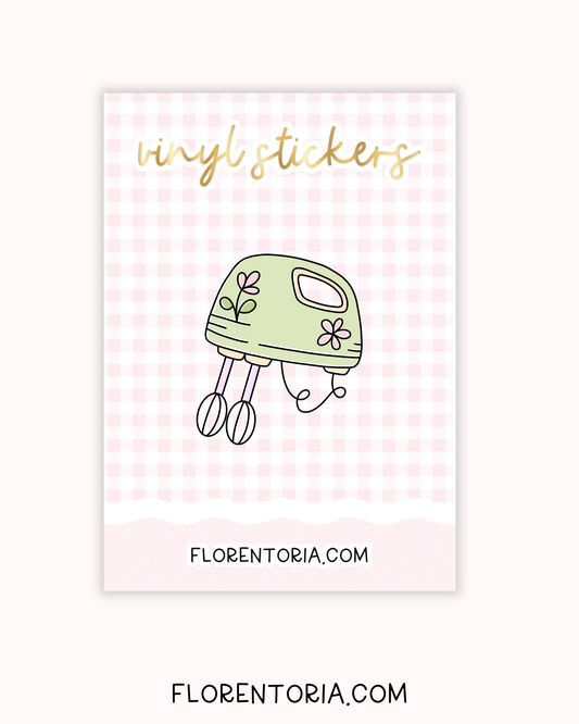 Buttercup Baking Vinyl Sticker