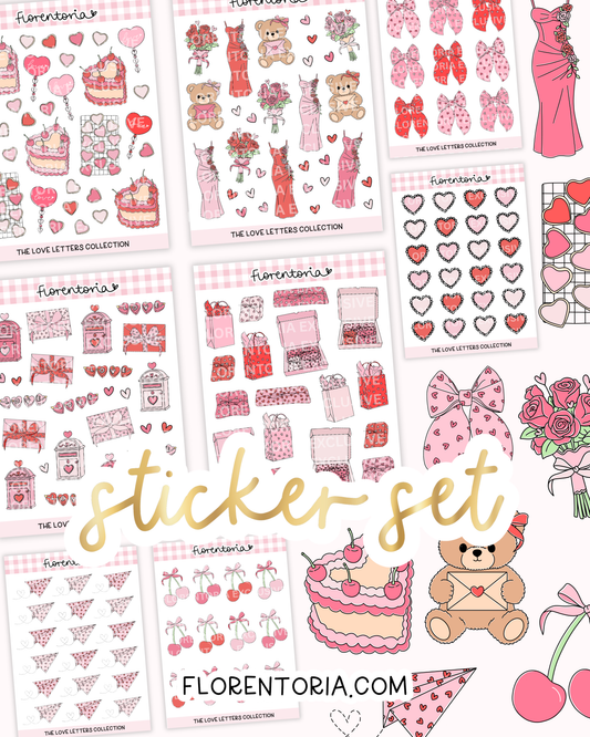 Love Letters Sticker Set