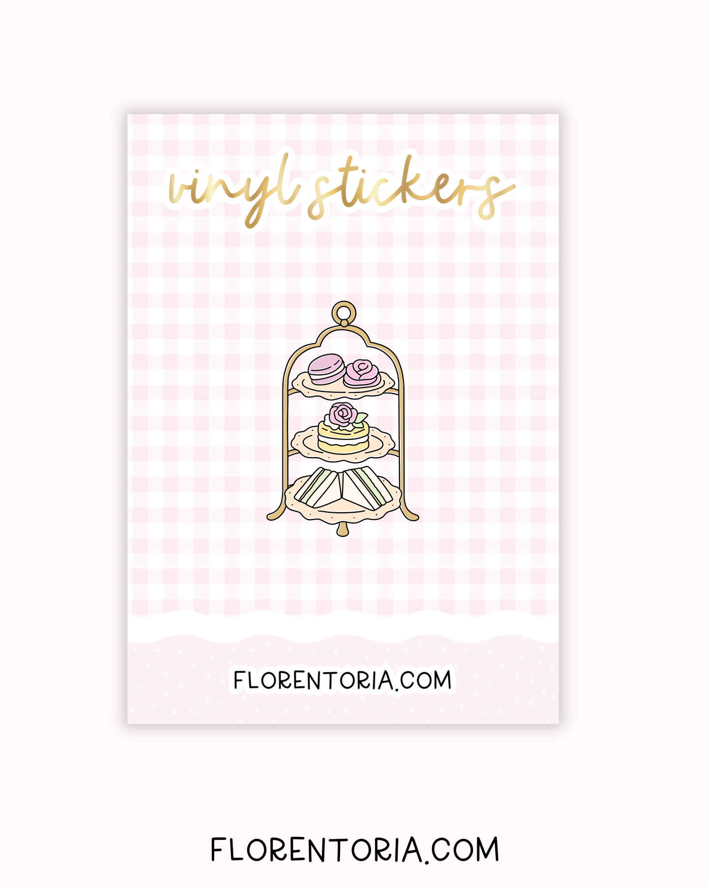 Afternoon Tea Vinyl Sticker