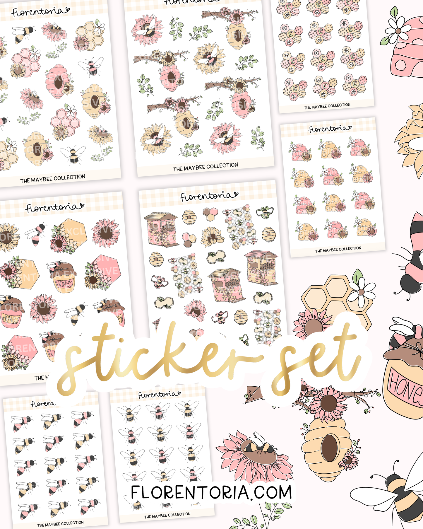 Maybee Sticker Set