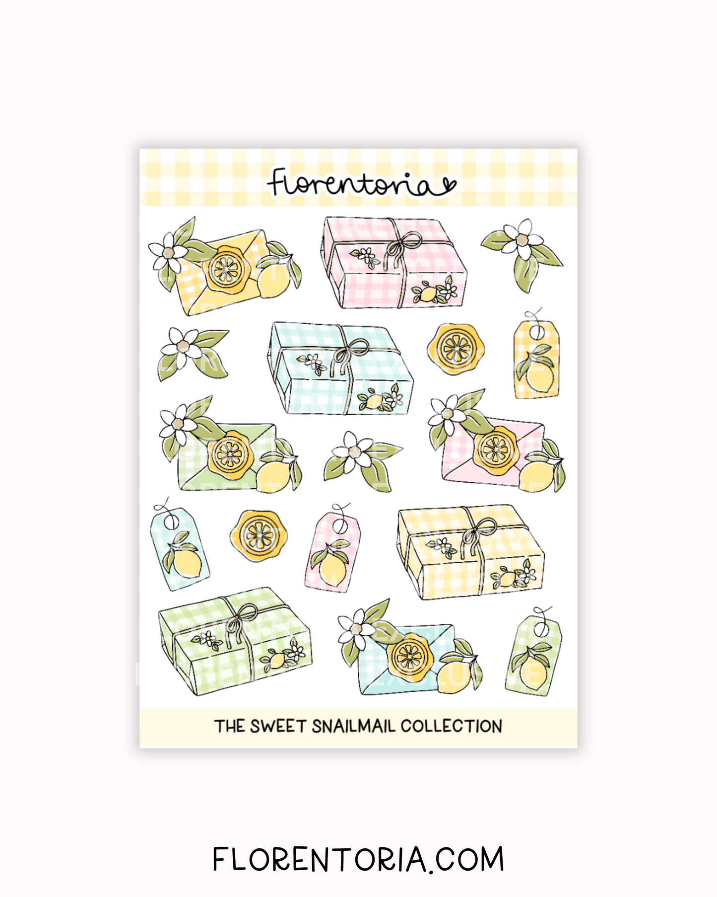 Sweet Snailmail Sticker Sheet