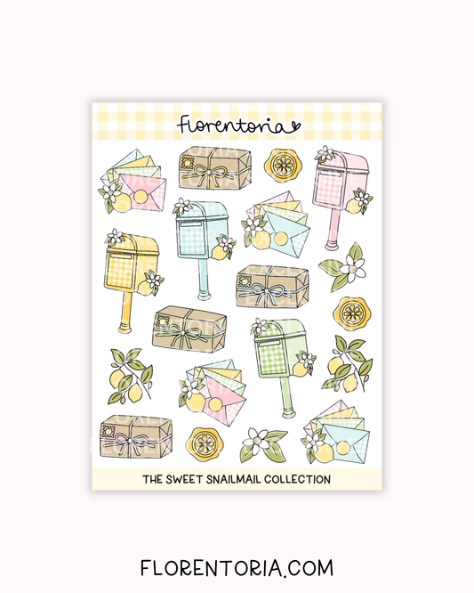 Sweet Snailmail Sticker Sheet