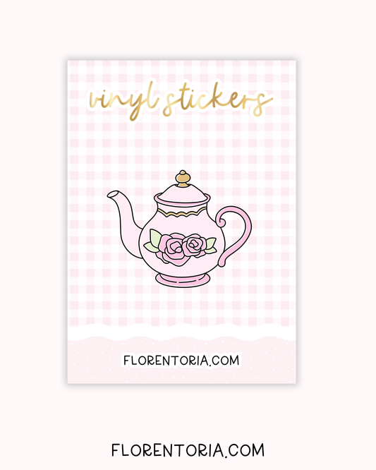 Afternoon Tea Vinyl Sticker