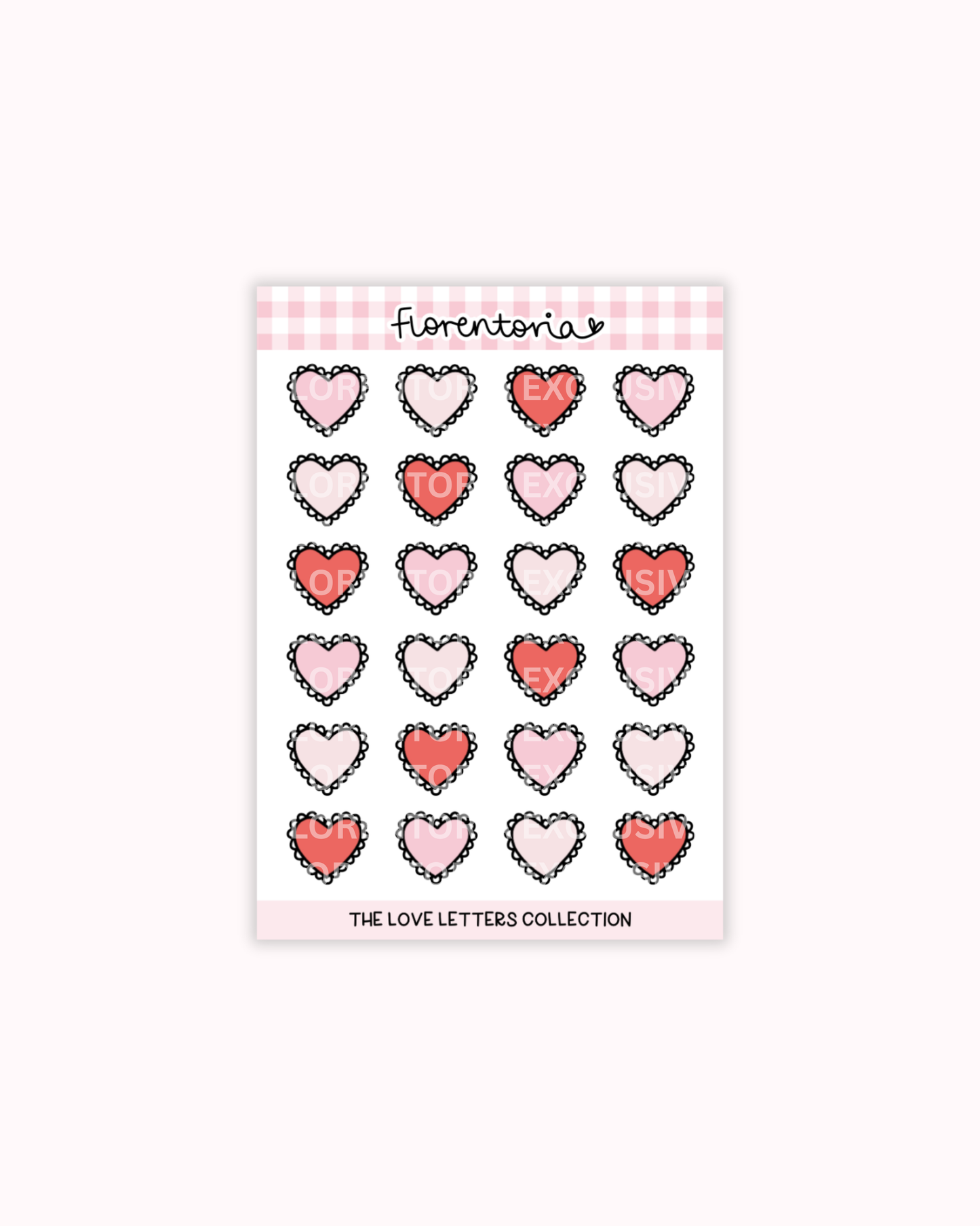Love Letters Sticker Sheet