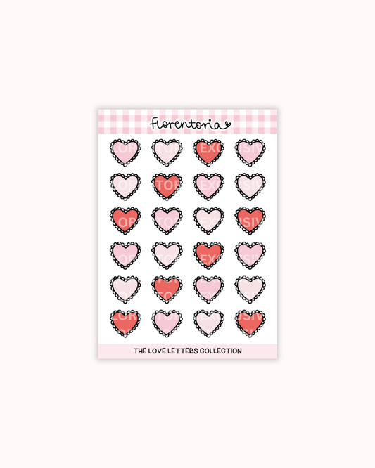 Love Letters Sticker Sheet