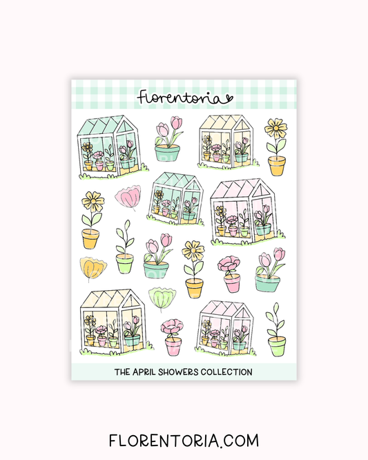 April Showers Sticker Sheet