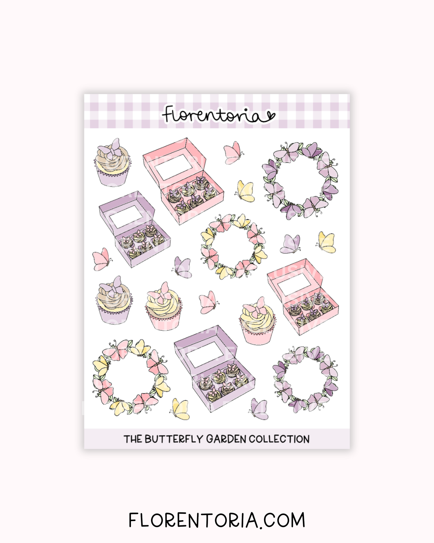 Butterfly Garden Sticker Sheet
