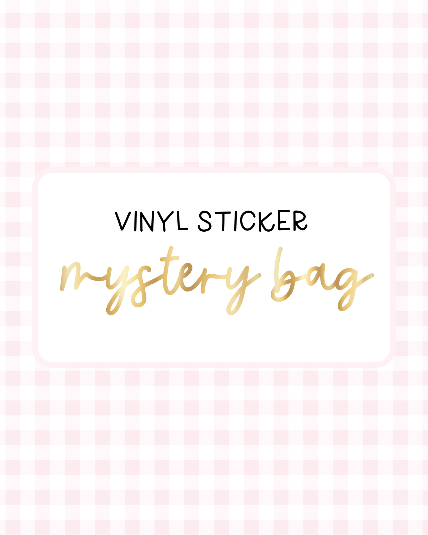 Vinyl Sticker Mystery Bag