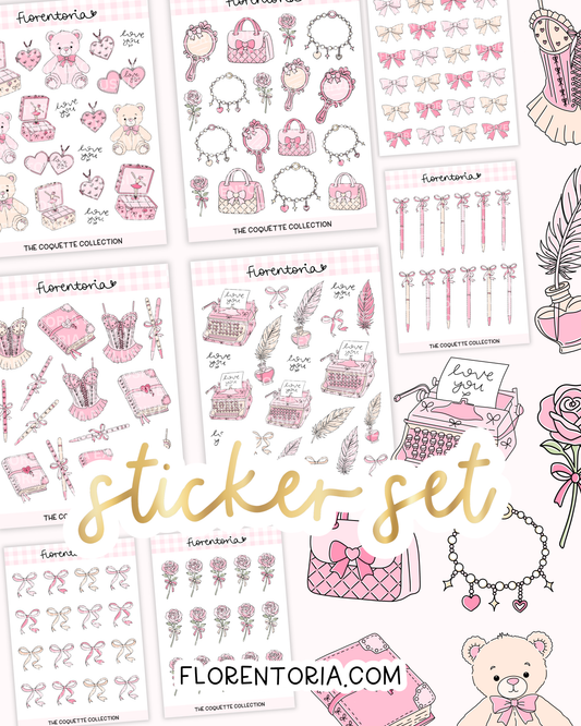 Coquette Sticker Set