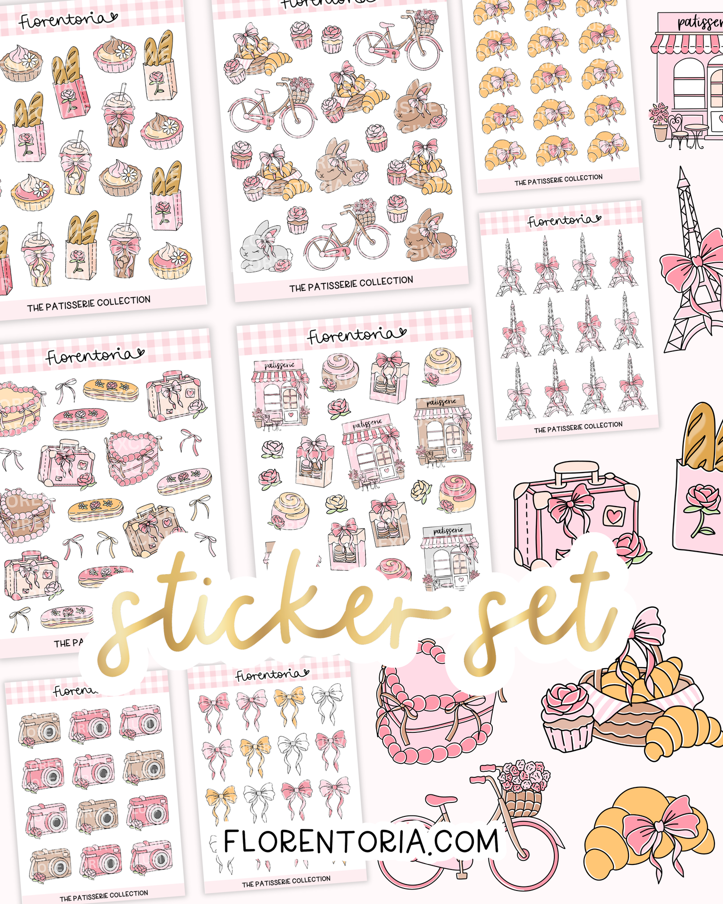 Patisserie Sticker Set