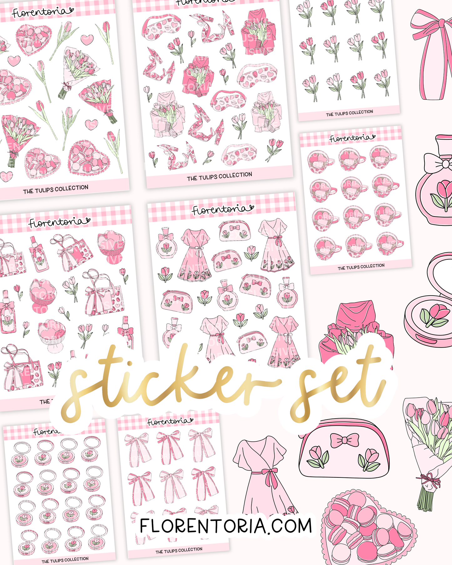 Tulips Sticker Set
