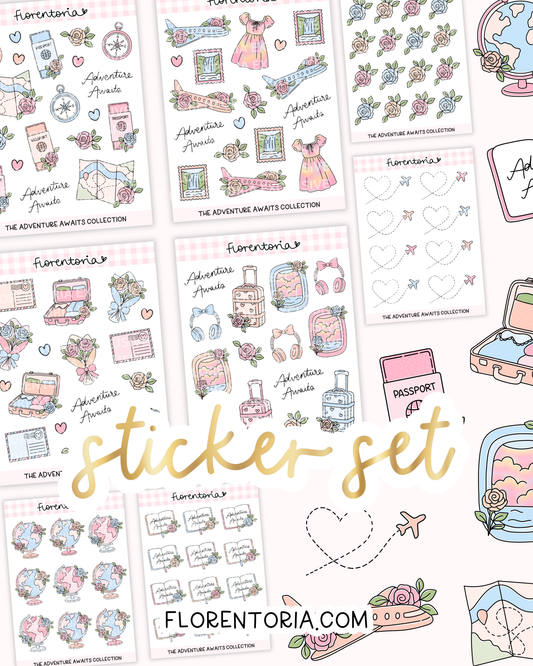 Adventure Awaits Sticker Set