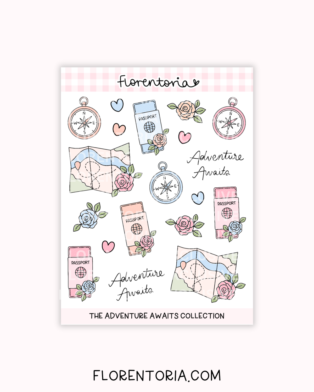 Adventure Awaits Sticker Sheet