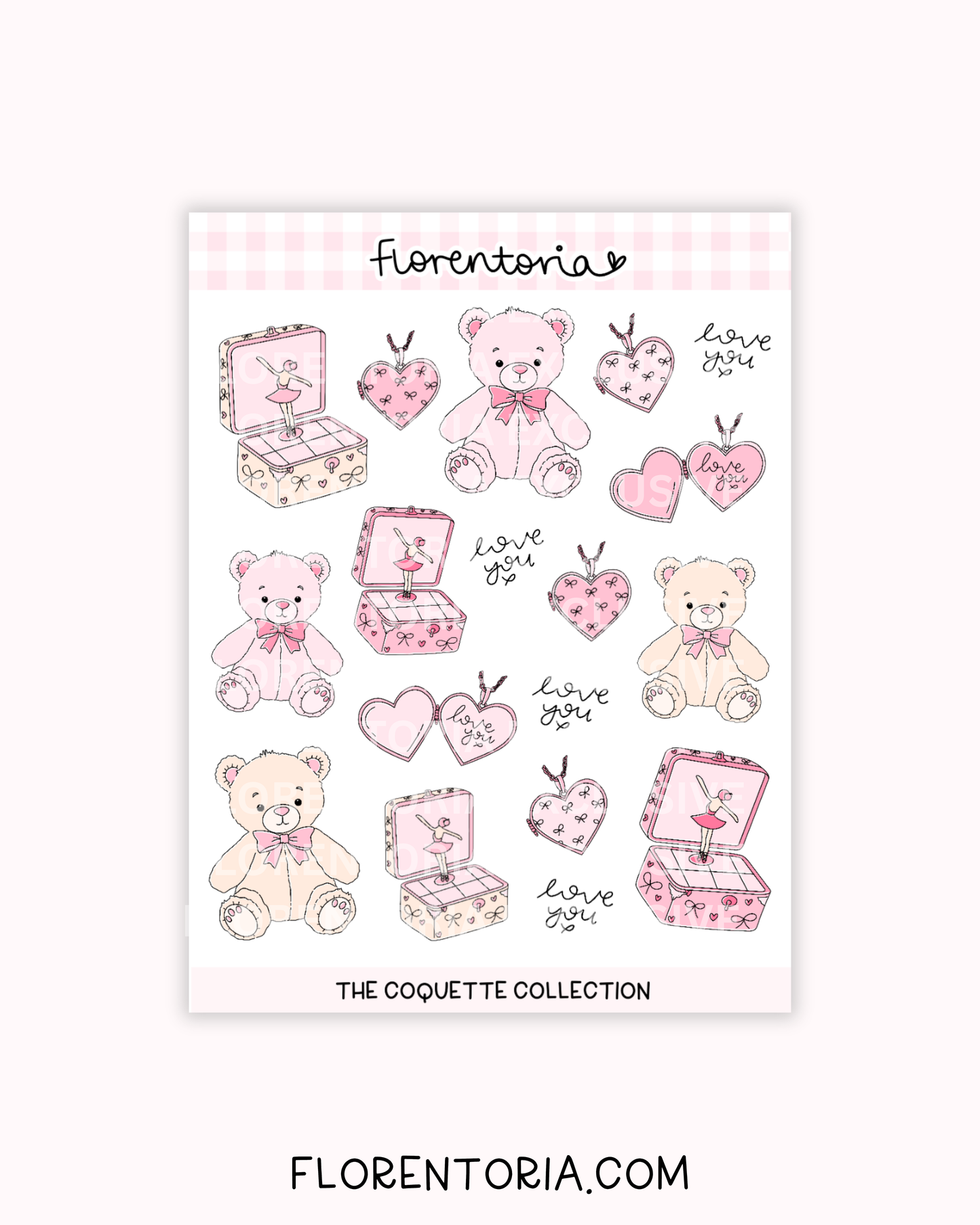 Coquette Sticker Sheet