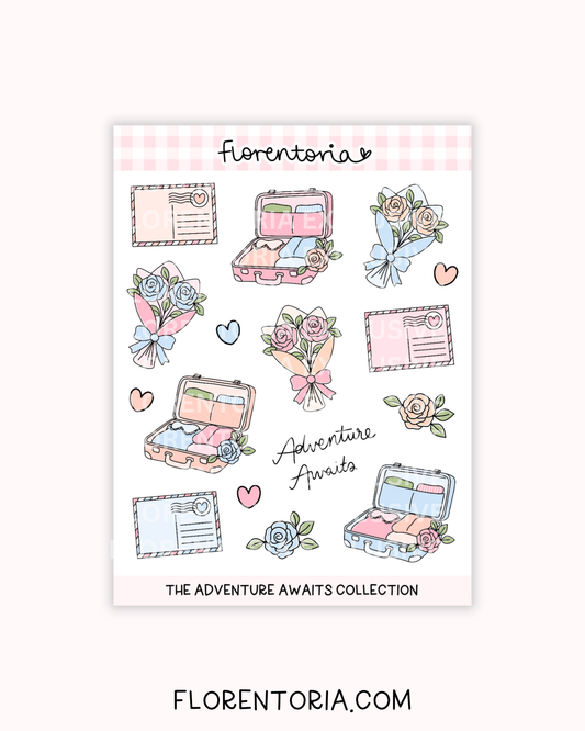 Adventure Awaits Sticker Sheet
