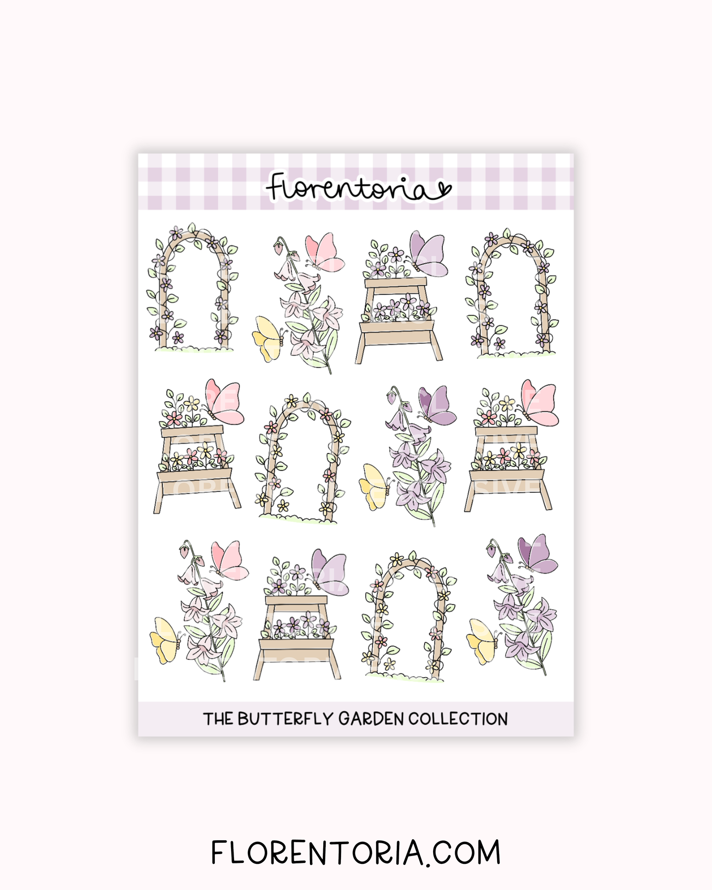 Butterfly Garden Sticker Sheet