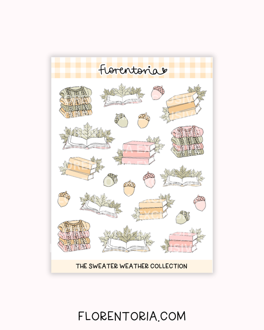 Sweater Weather Sticker Sheet