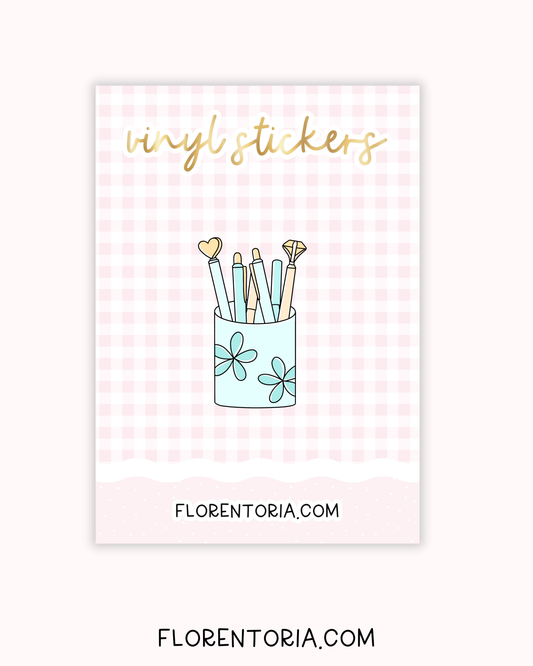 Pastel Plans Vinyl Sticker