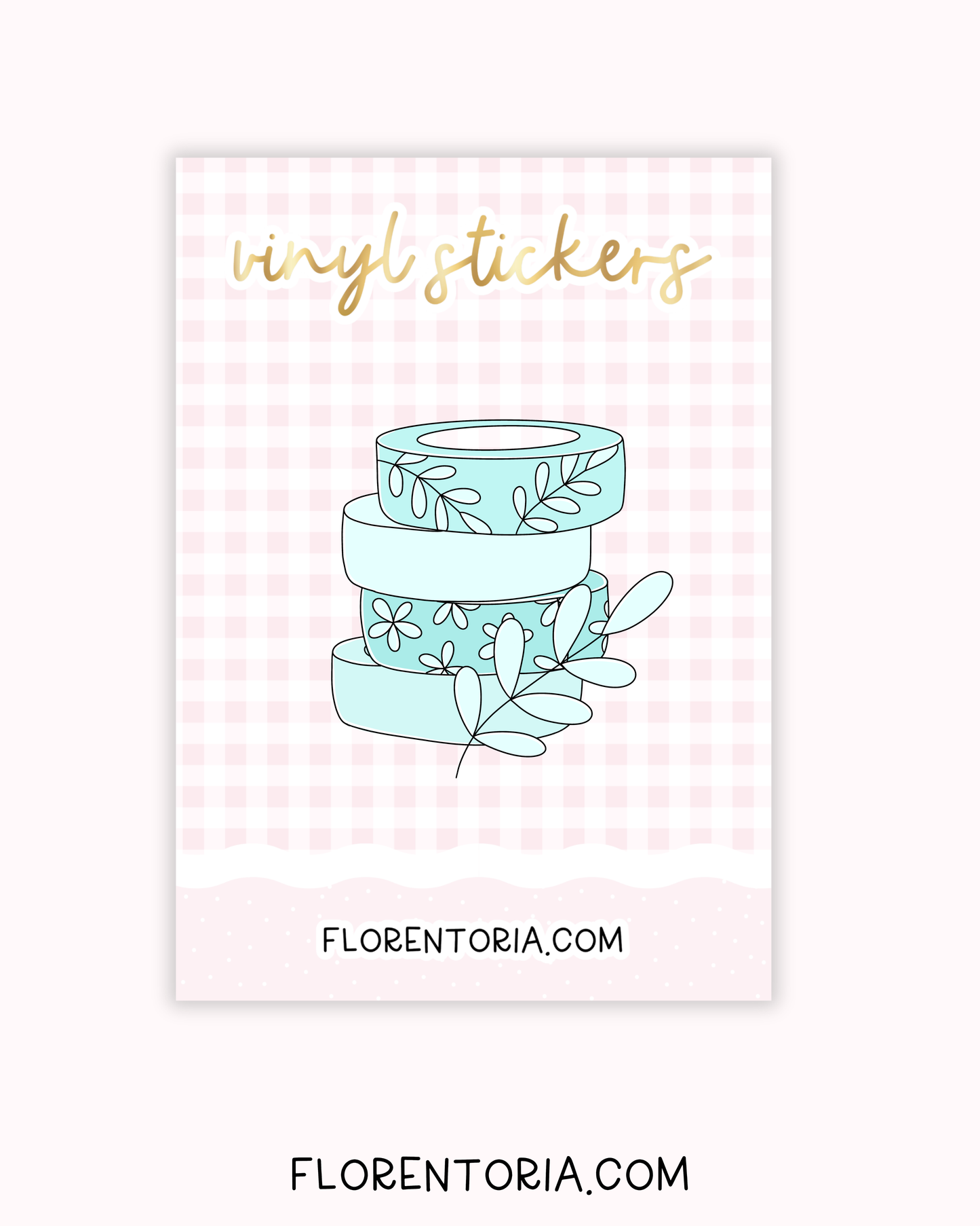 Pastel Plans Vinyl Sticker