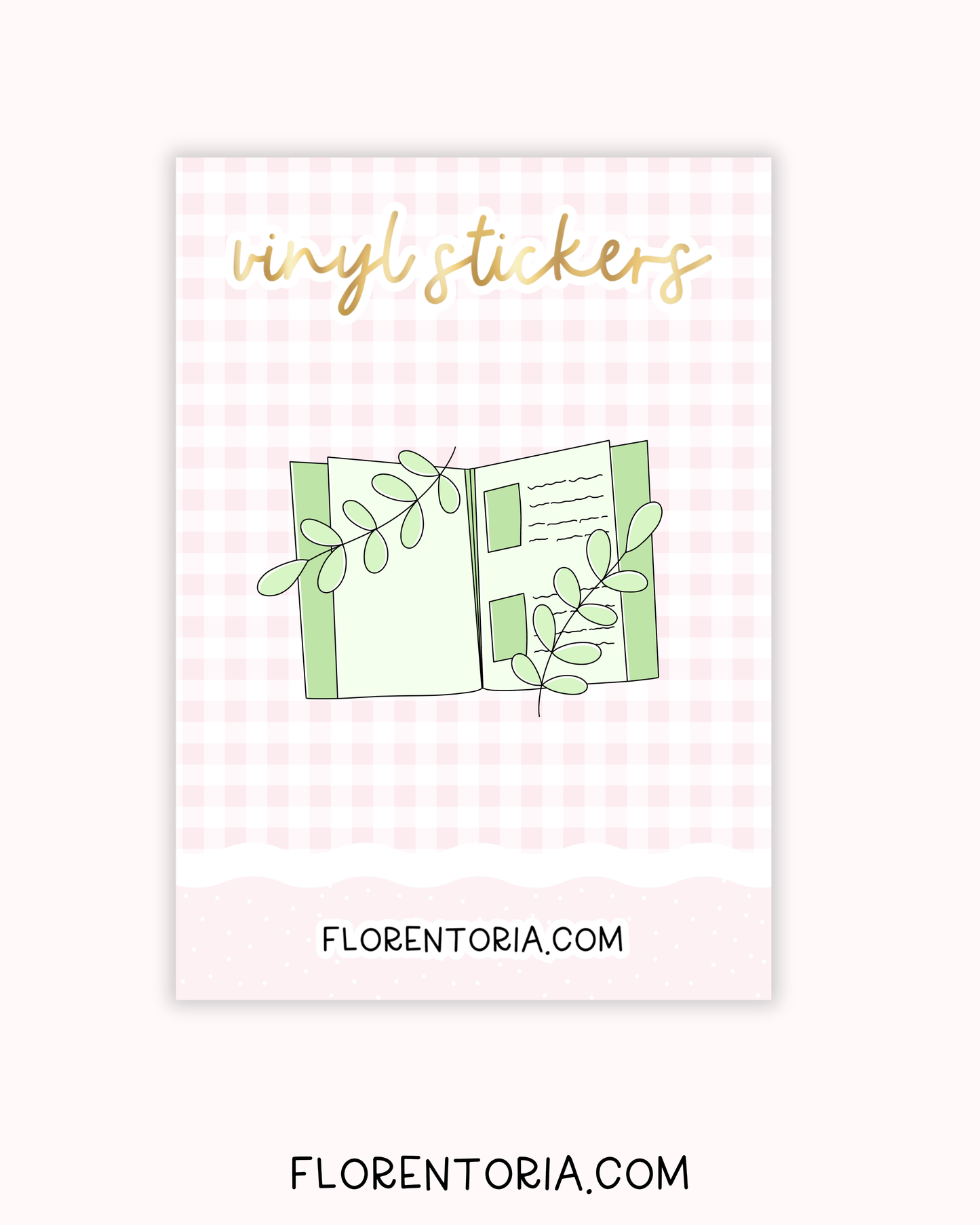 Pastel Plans Vinyl Sticker