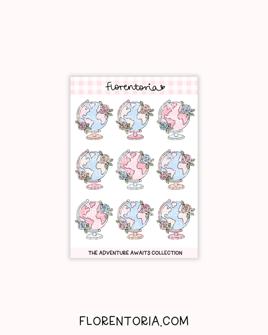 Adventure Awaits Sticker Sheet