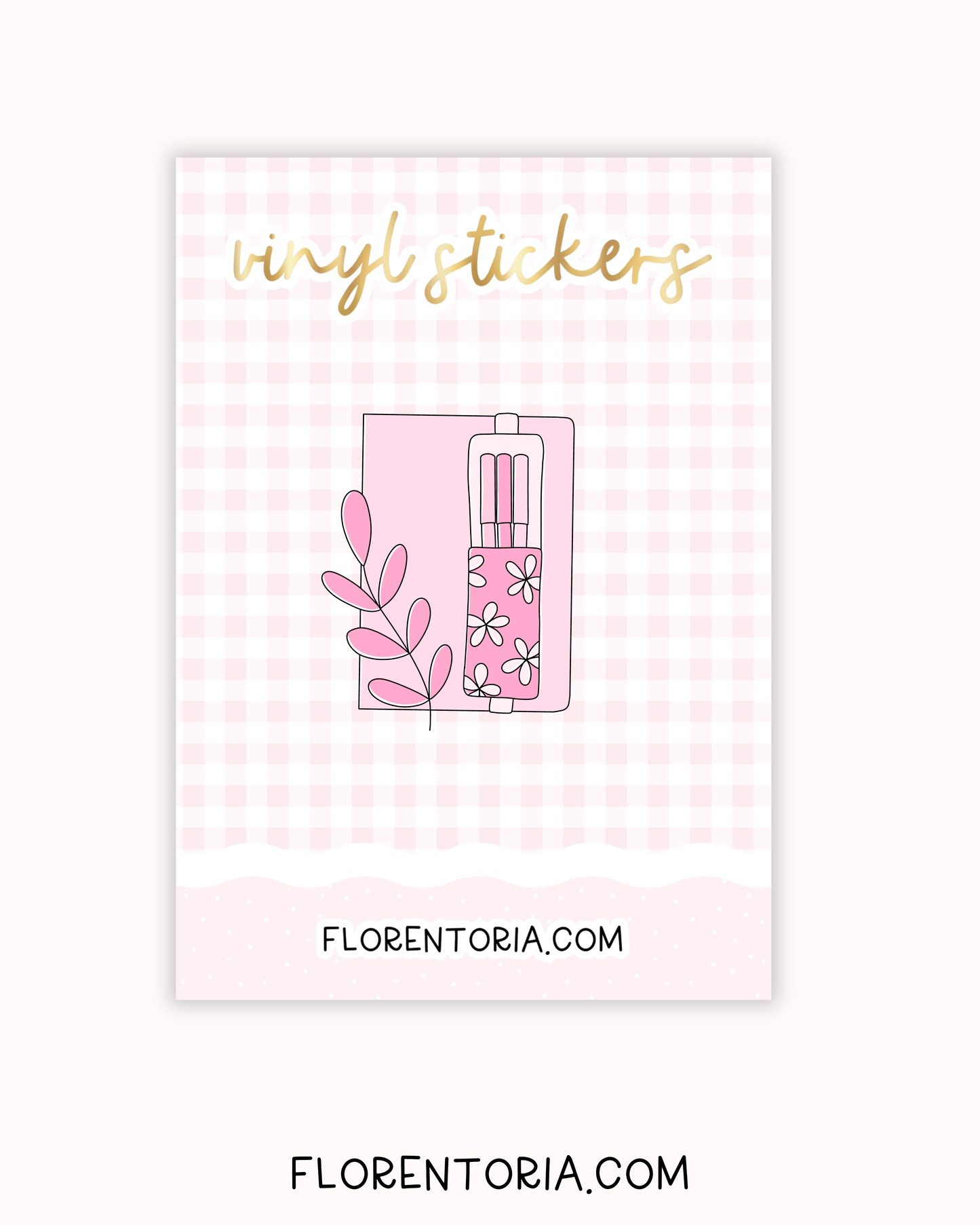 Pastel Plans Vinyl Sticker