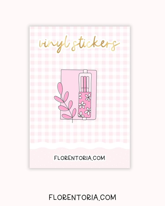 Pastel Plans Vinyl Sticker
