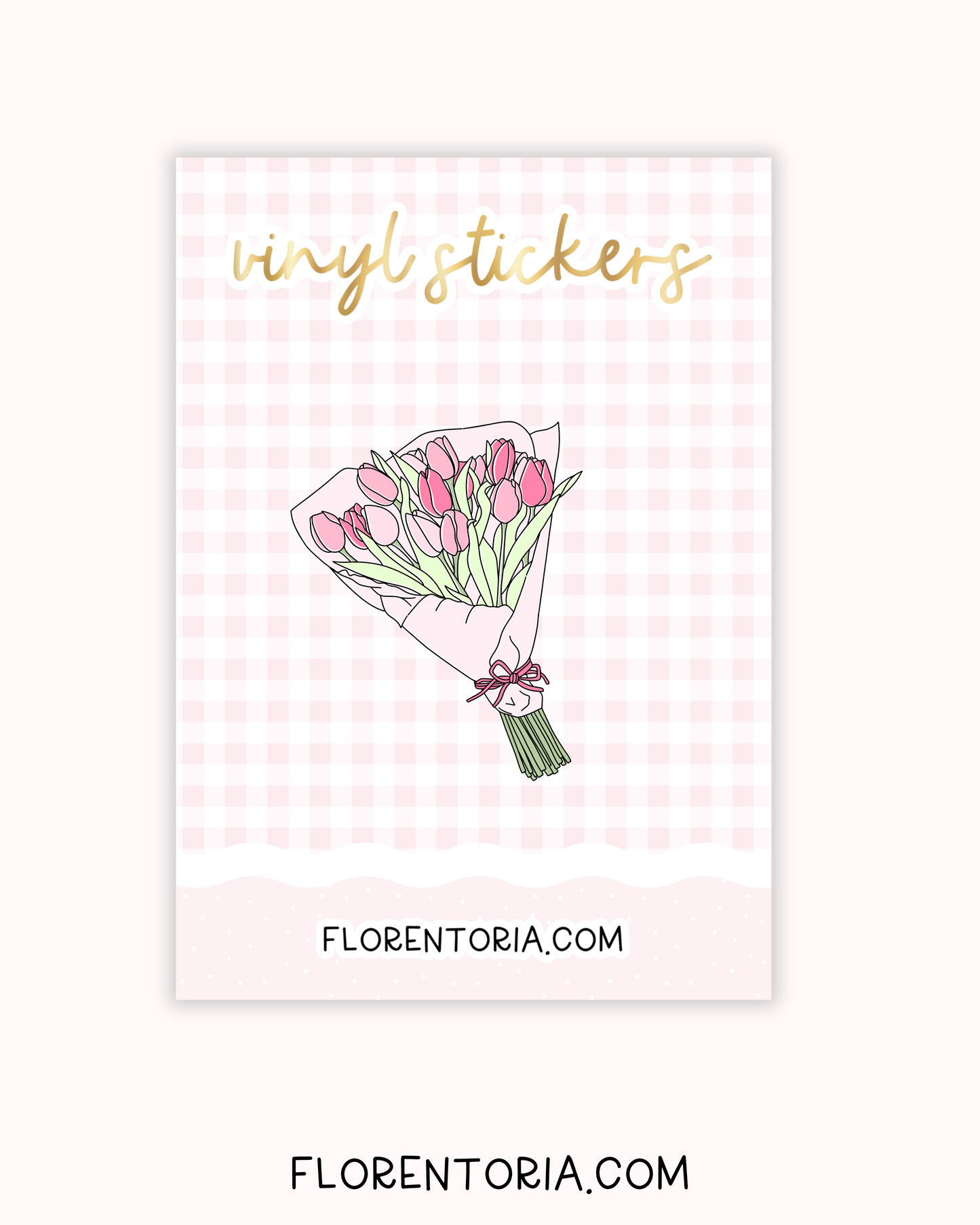 Tulips Vinyl Sticker